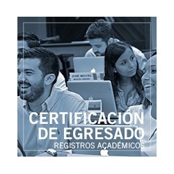 Certificación matrícula
