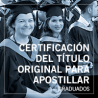 Certification of the original title to apostille