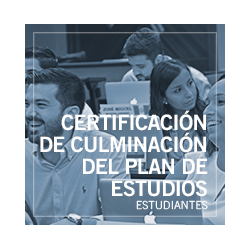 Certificación de Culminación del plan de estudios